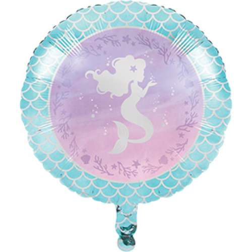 Mermaid Shine Foil Balloon - Click Image to Close